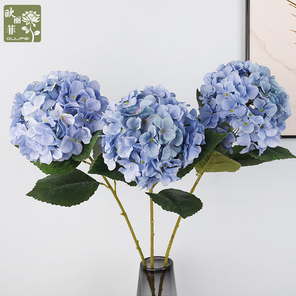 Stunning Large Artificial Hydrangea Flowers - Indoor Floor Decoration for Weddings and Events - Lifelike Silk Hydrangea Blooms for Elegant Home Decor