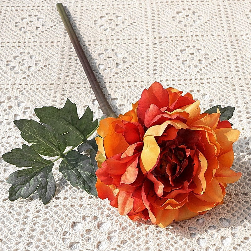 Realistic Peony Flower Single-Stem Fairy Peony - Perfect for Home Decor, Photography Props, and Wedding Decorations