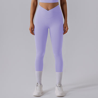 High Waisted Elastic Workout Leggings for Running and Yoga Butt Lifting Quick Dry and Sculpting Fitness Pants