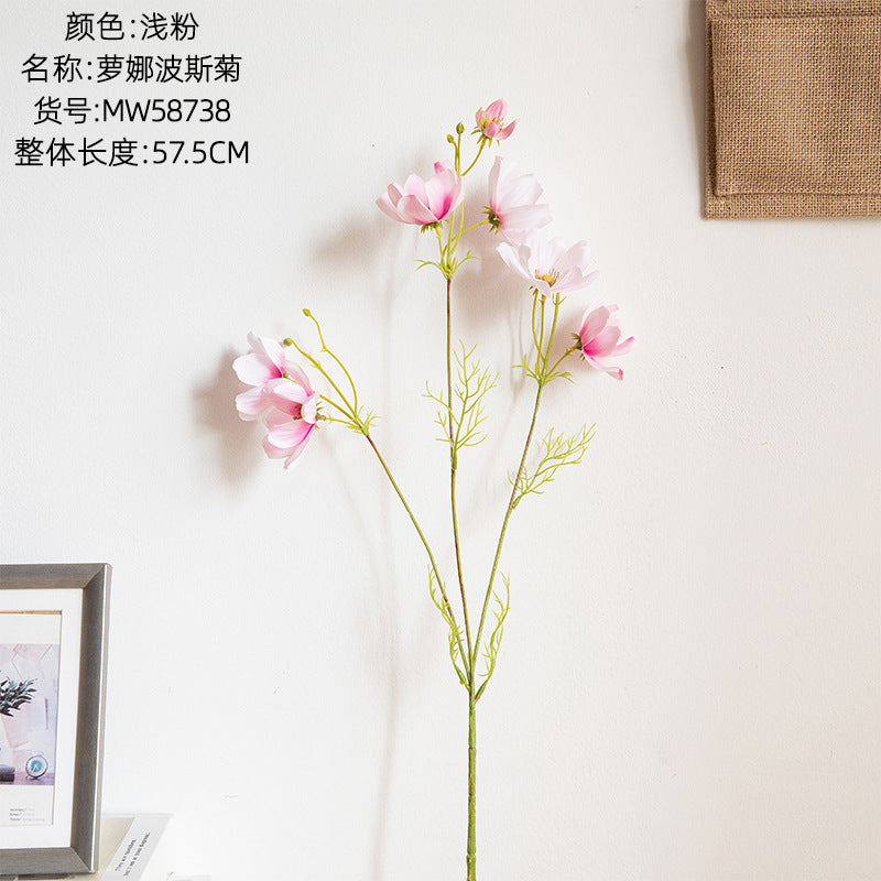 Stunning Single Stem Gerbera Daisy Artificial Flower for Home Decor – Perfect for Weddings, Event Decorations, and Bouquets – MW58738