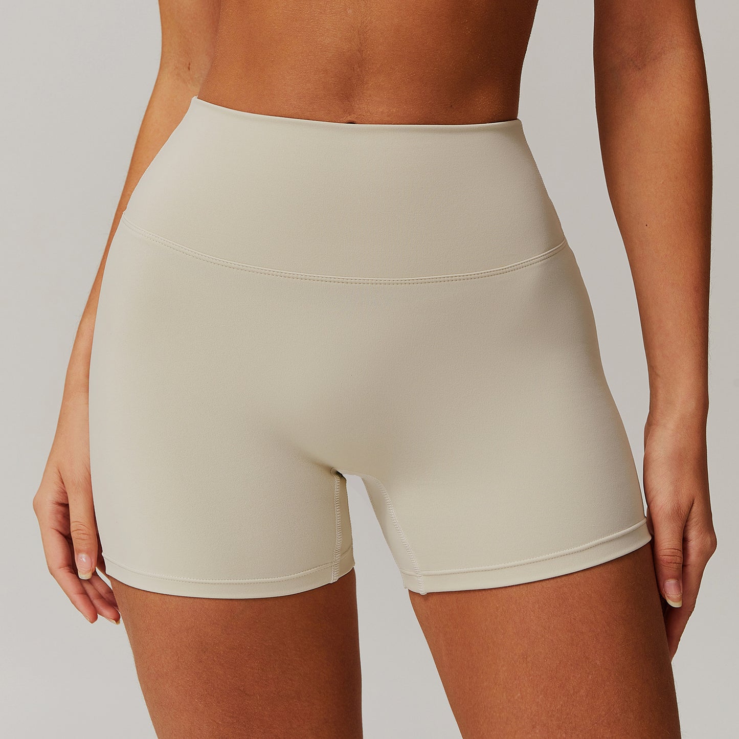 High Waisted Soft Brushed Yoga Shorts for a Flattering Lift Tummy Control Peach Lift Running Workout Shorts Style 8518