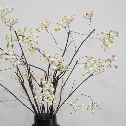 Vibrant Berry Branches - Faux Floral Art for Home Decor, Weddings, and Event Styling - Lifelike Vines and Berries to Enhance Your Interior Aesthetics