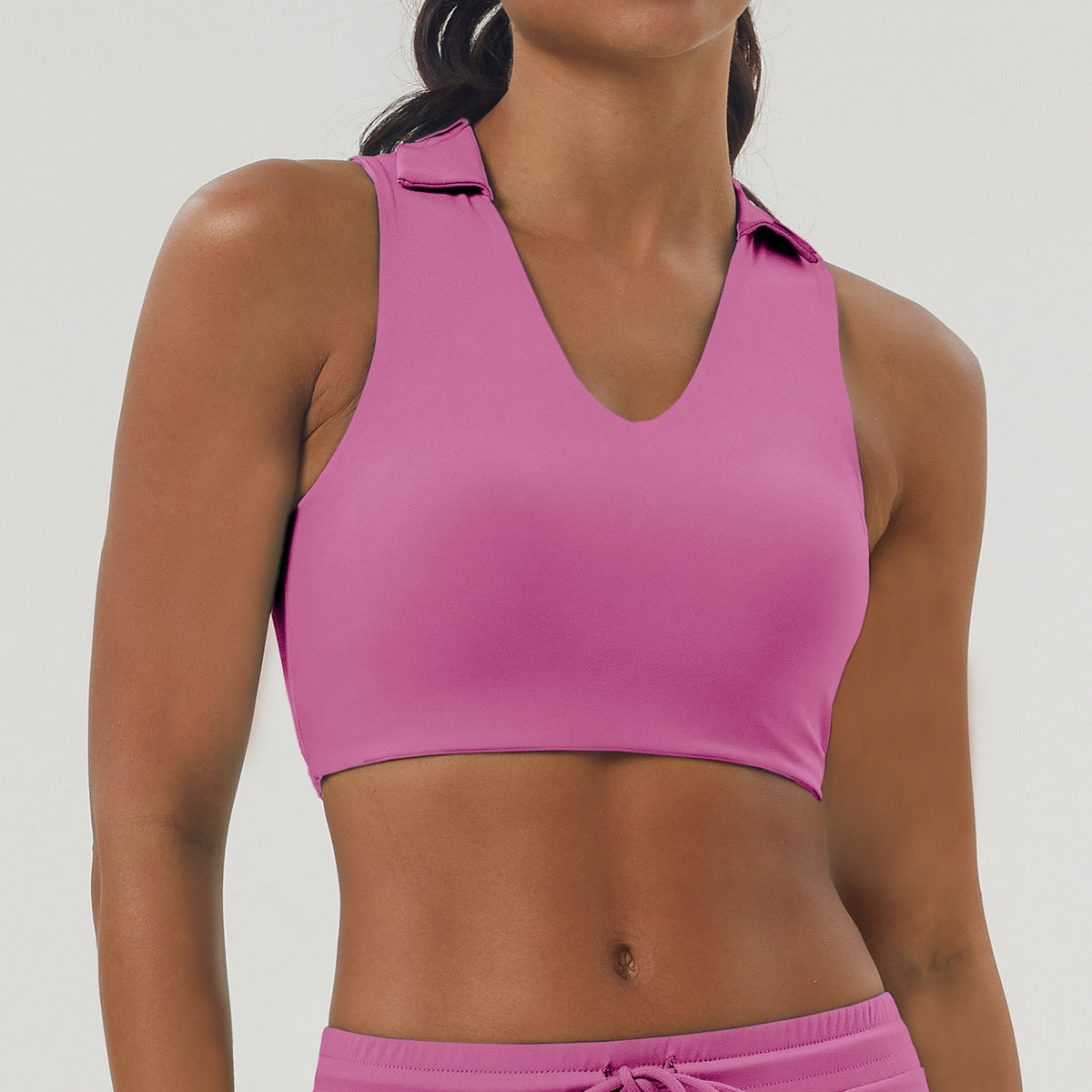 and Supportive Yoga Sports Bra with Removable Pads for Running Fitness and Outdoor Activities