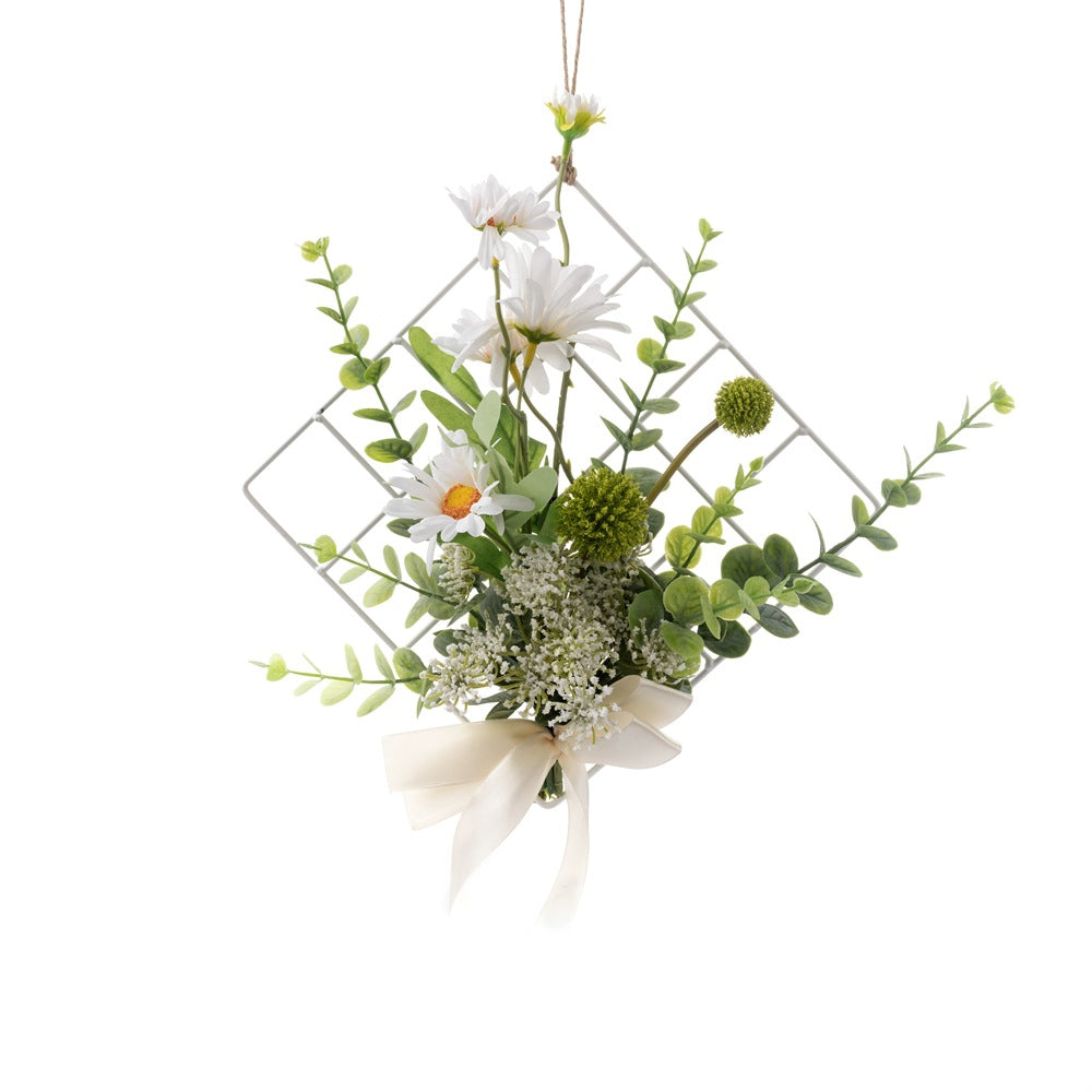 Lotti Home Decor Realistic Artificial Flower Bouquet and Wall Hanging - Perfect for Weddings and Home Decoration - CF01069