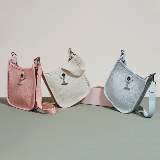 Vintage Vespa Bag Genuine Korean Cowhide Leather Shoulder Bag with Retro Weave for Everyday Use