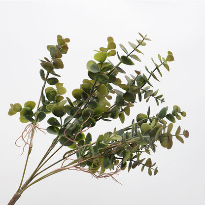 Realistic Soft PVC Eucalyptus Money Leaf – Perfect for Weddings, Home Decor, and Elegant Green Plant Arrangements