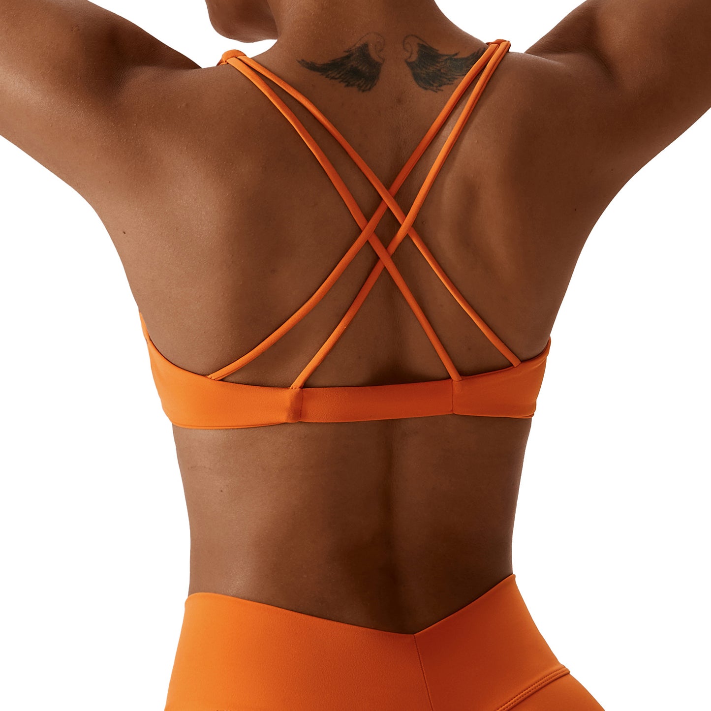 Quick Dry Yoga Sports Bra with Elegant Back Design for Running Fitness and Yoga Classes