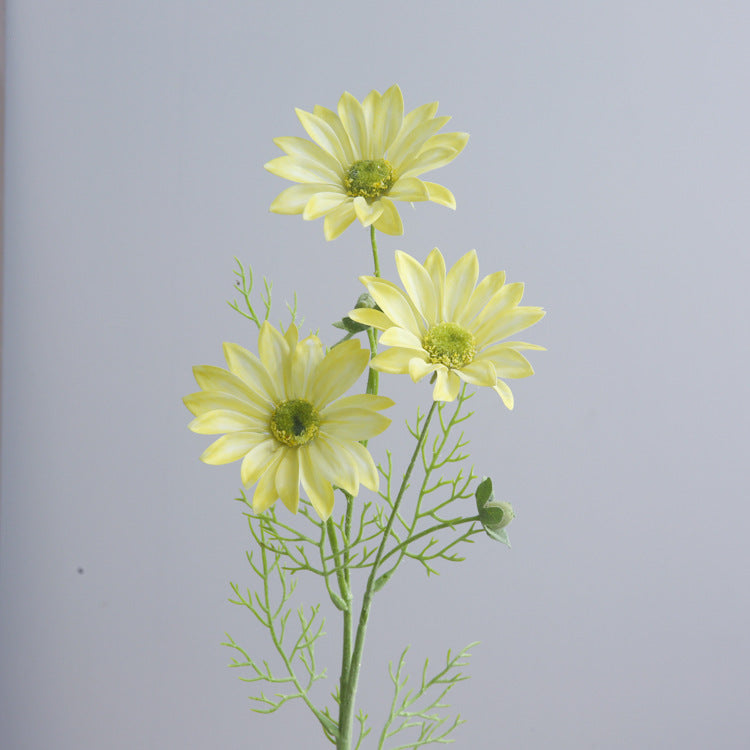 Vibrant Faux Dutch Chrysanthemum and Chamomile Flowers – Lifelike Decorative Floral Arrangements for Living Room and Dining Room Décor, Perfect Photography Props and Silk Flower Displays