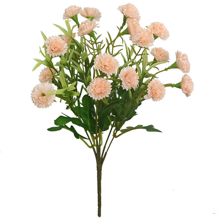 Elegant Faux Flowers - Luxurious 18-Head Carnation Décor for Elegant Living Room and Dining Table Arrangements