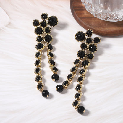 Vintage-Inspired Unique Geometric Round Tassel Earrings for Women - Stylish and Versatile Accessory That Elevates Any Outfit