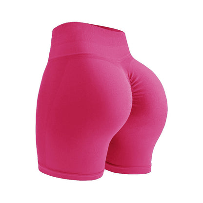 High Waisted Seamless Yoga Shorts for Women Enhancing Peach Buttock Shape Ultra Comfortable and Elastic Fitness Shorts