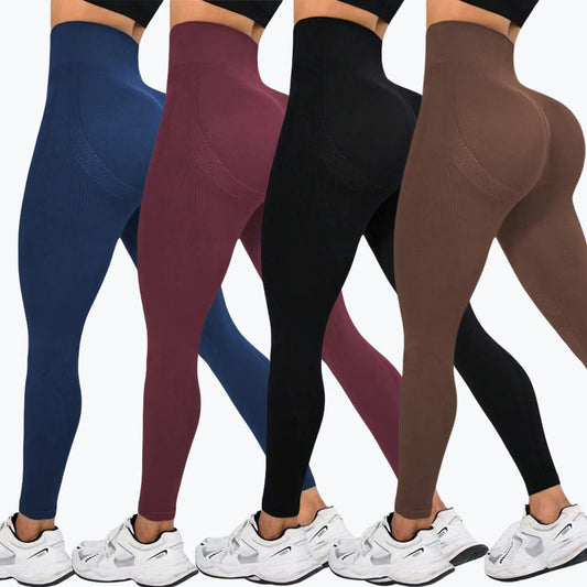 Seamless Women's Yoga Pants with Peach Butt Design 5 Color Options for Outdoor Running and Fitness Comfortable Durable and Workout Leggings