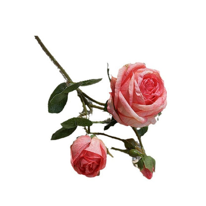 Luxurious Realistic Faux Rose Flowers in Elegant British Style for Home Decor, Wedding Celebrations, and Photography - Soft Touch Decorative Floral Arrangements