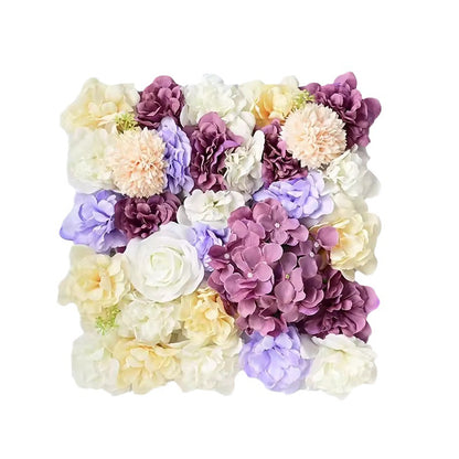 Stunning Artificial Floral Background Wall Decor with Pink Roses and Hydrangeas – Perfect for Wedding Arches and Celebrations