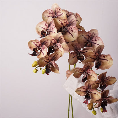 High-Quality Realistic Artificial 3D Printed Phalaenopsis Orchid – Elegant Nordic Table Centerpiece for Weddings and Home Decor