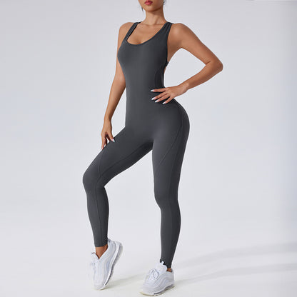 Peach Butt Yoga Jumpsuit Quick Dry Breathable Activewear for ing Your Workout