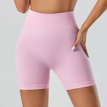 Seamless High Waisted Yoga Shorts for Tummy Control and Lifted Buttocks Quick Dry Breathable Workout Shorts for Running and Gym Fitness