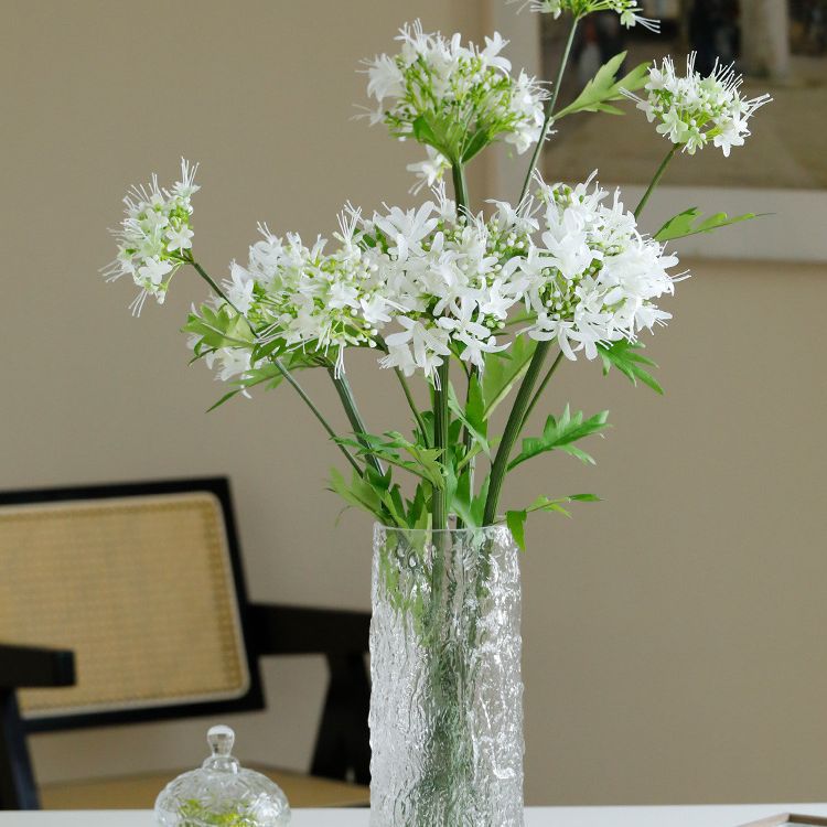 Stunning Artificial Higanbana Flower Arrangement with 2-Headed Hydrangea - Perfect for Indoor Home Decor, Weddings, and Special Events