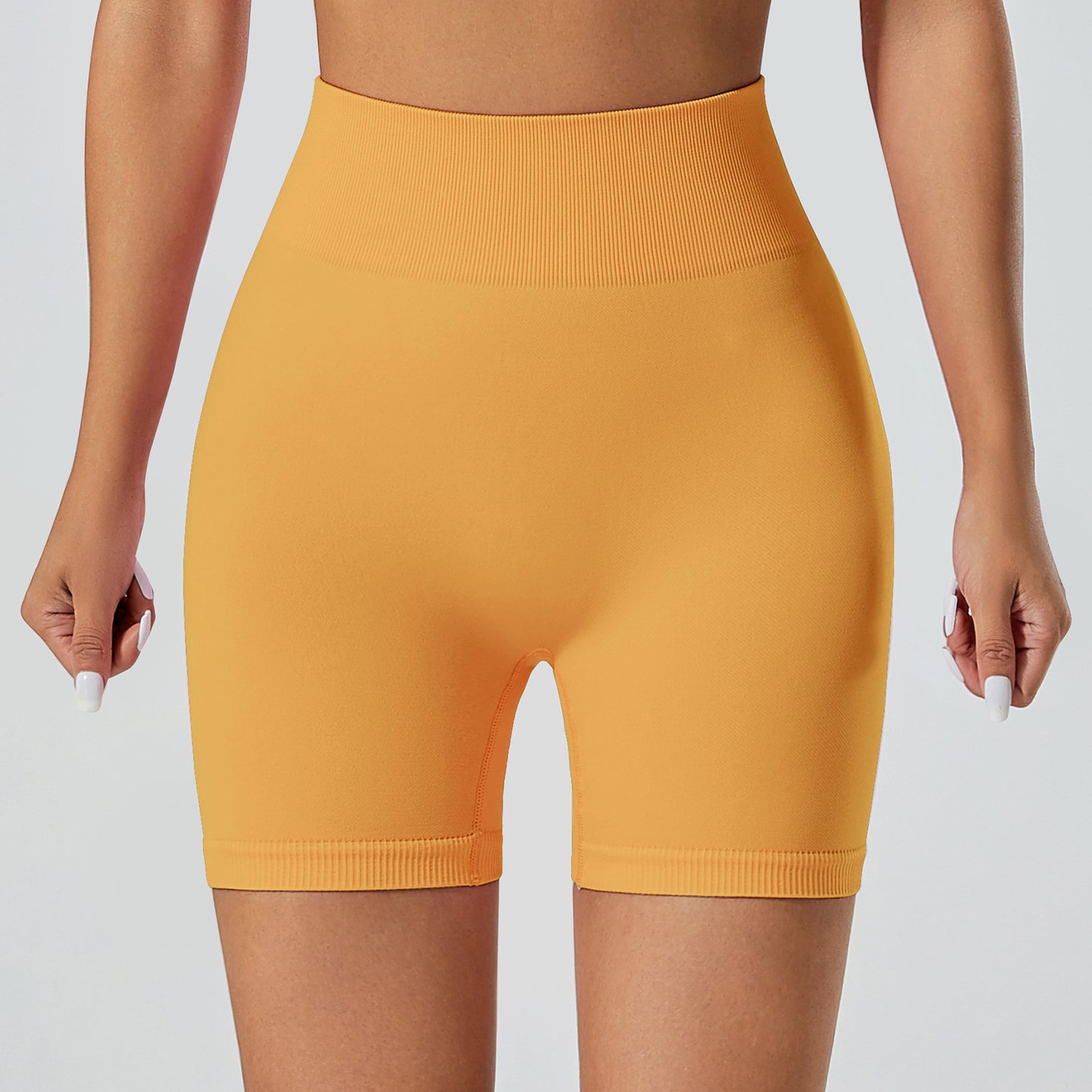 Seamless High Waisted Yoga Shorts for Tummy Control and Lifted Buttocks Quick Dry Breathable Workout Shorts for Running and Gym Fitness