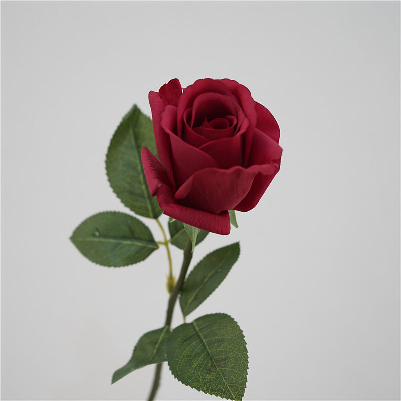 Realistic Touch Hydrating Faux Single Rose - Perfect for Home Decor, Weddings, and Bridal Bouquets - Stunning Kate Rose for Lasting Beauty