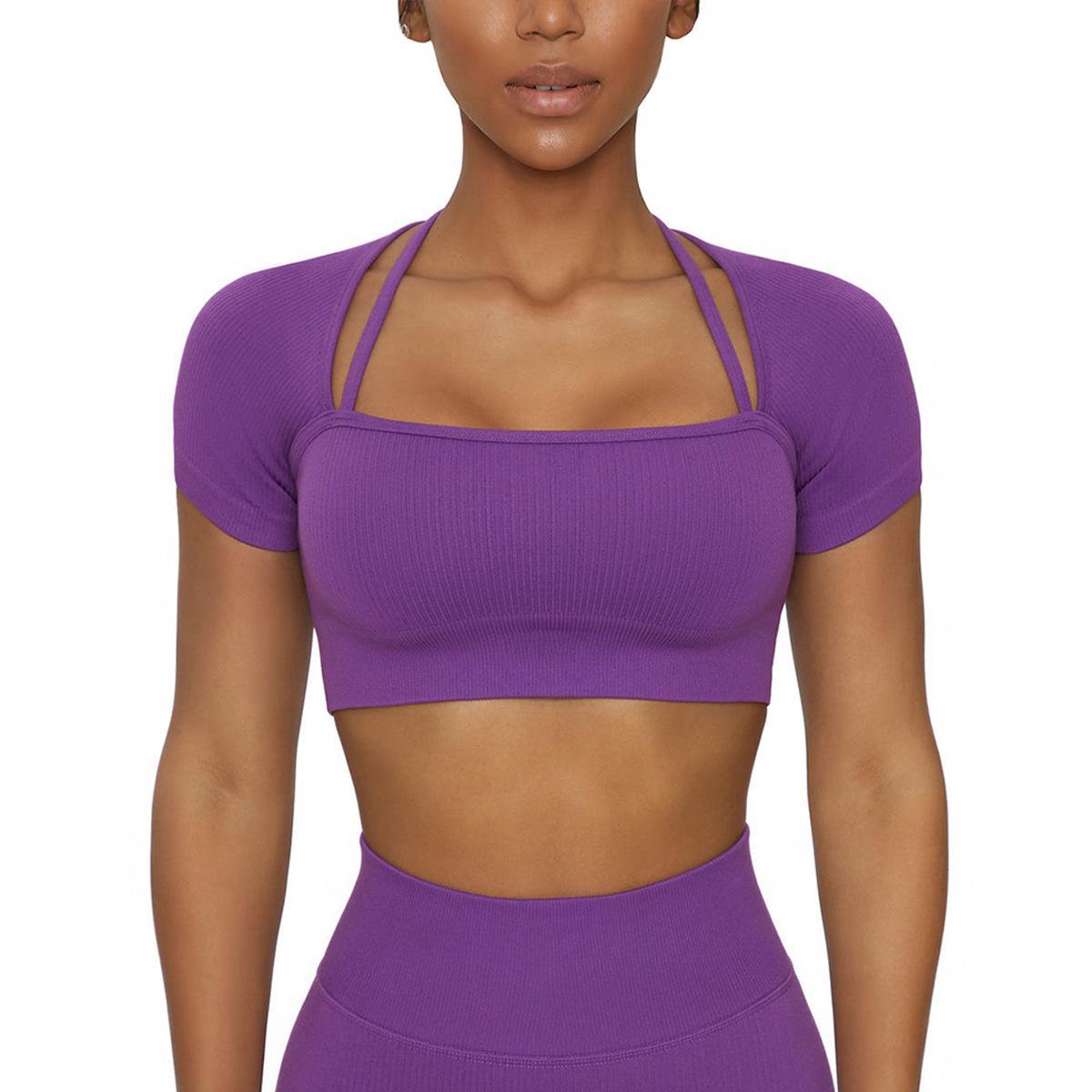 Seamless High Waisted Yoga Set with Breathable Zip Up Sports Bra and Sculpting Leggings for Gym Pilates and Everyday Comfort