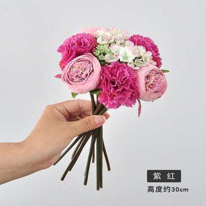 Stunning Artificial Flower Bouquet for Weddings - Enhance Your Home Decor with Luxurious Faux Floral Arrangement featuring Realistic Starry Sky and Lotus Blooms