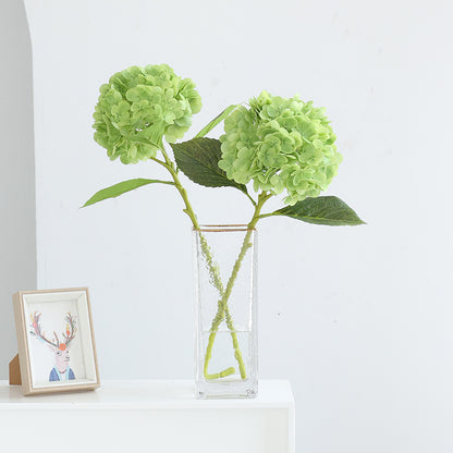 Realistic 3D Hydrangea Flower Stem - Lifelike Single Branch Faux Hydrangea for Wedding and Home Décor - Perfect for Lasting Beauty and Maintenance-Free Arrangement