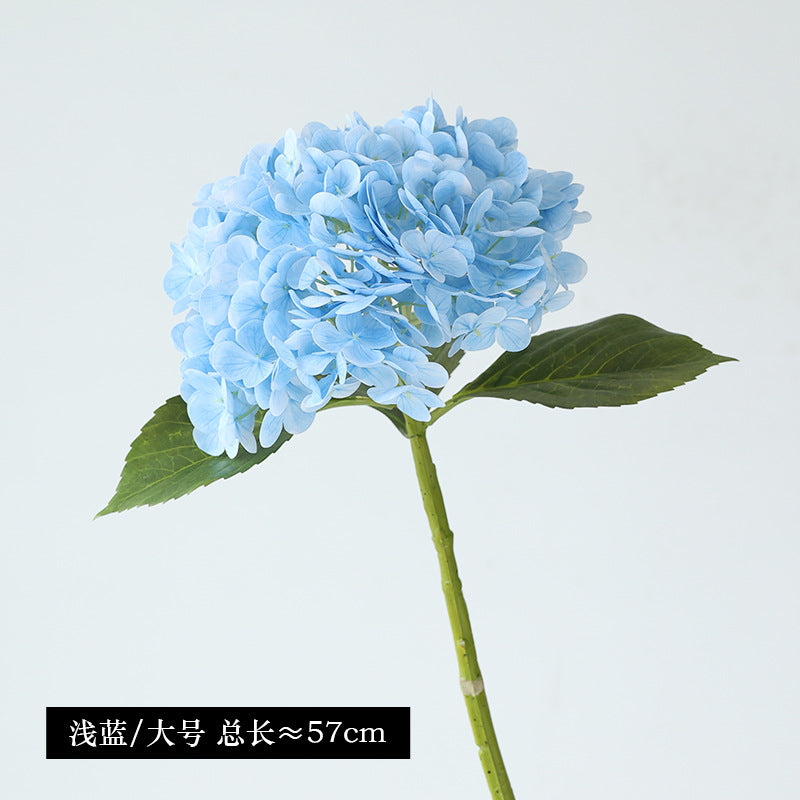 Realistic 3D Hydrating Touch Faux Hydrangea Bouquet - Perfect for Weddings & Event Decor, Lifelike Synthetic Flowers for Stunning Arrangements