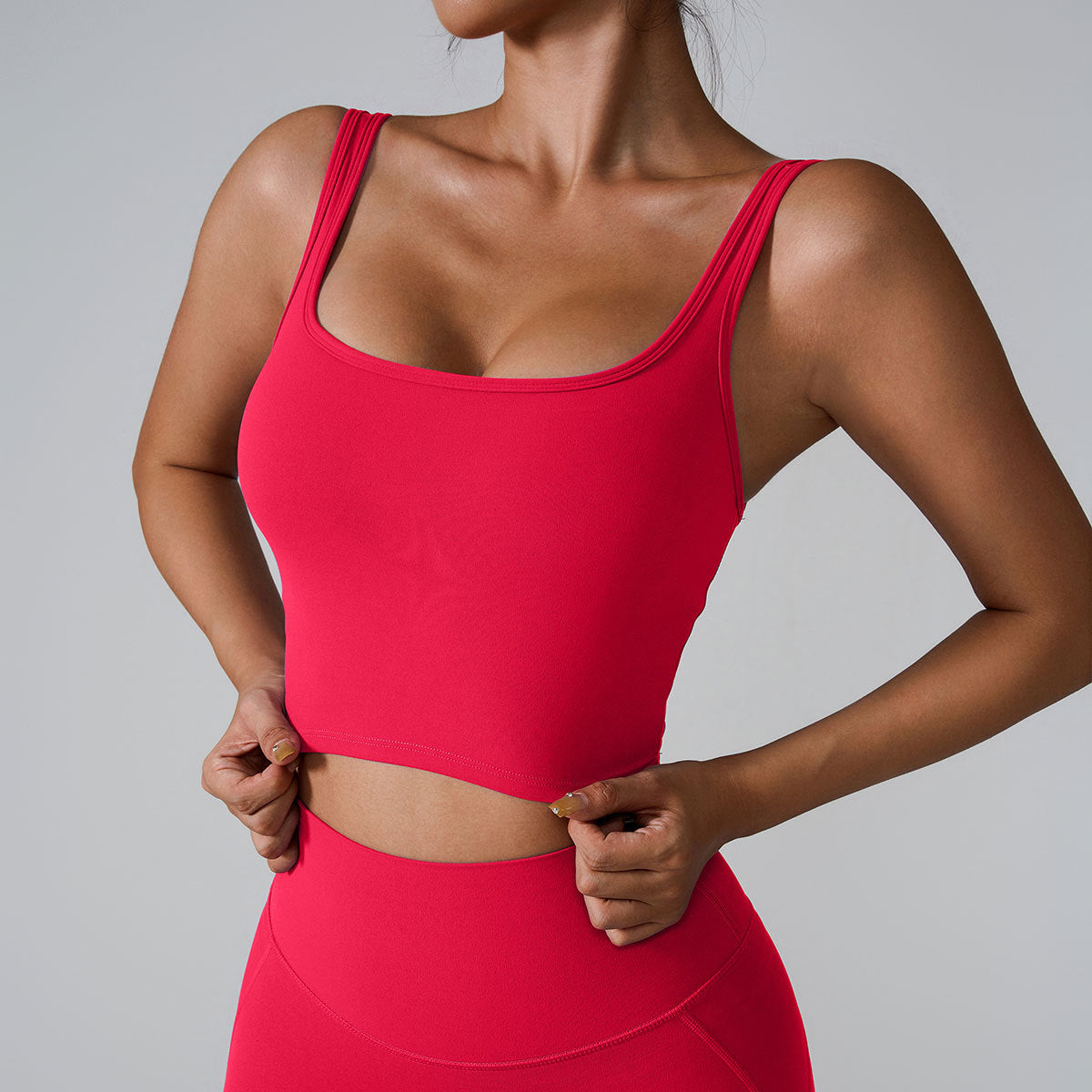 High Impact Active Sports Bra with Shaping Compression and Back Support for Comfort and Style