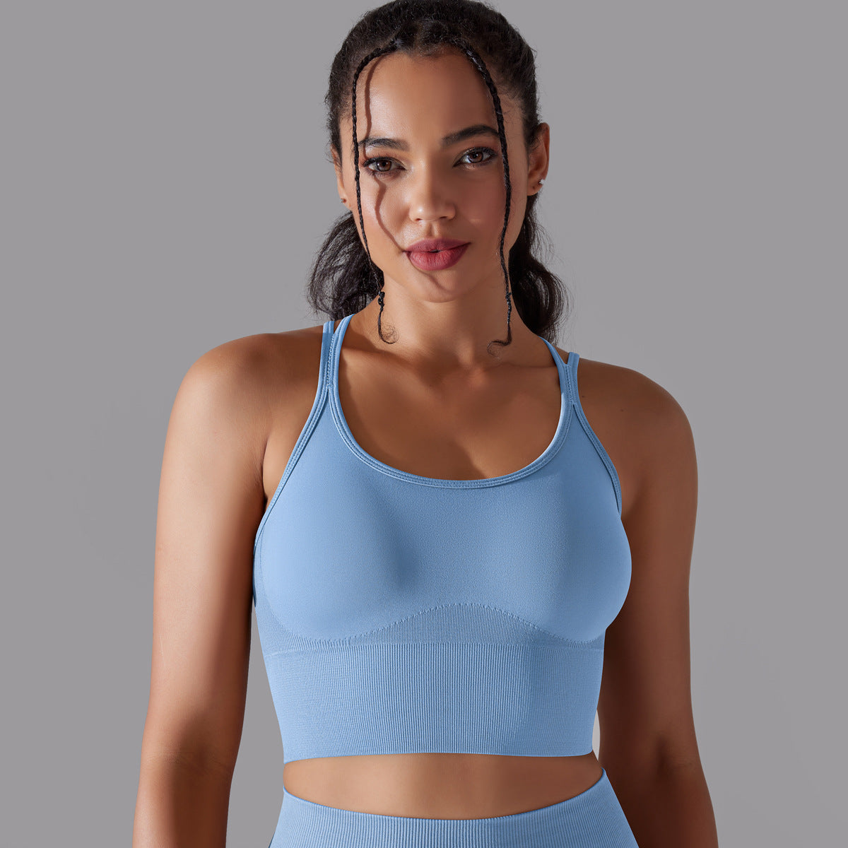 Women's High Impact Sports Bra with Back Support Moisture Wicking Breathable Yoga Top for Comfort and Stability During Workouts