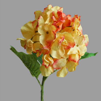 Lifelike Single Stem Large Hydrangea Flower - Perfect for Wedding Decor, Photography Props, Home Interior Styling, and Floral Arrangements