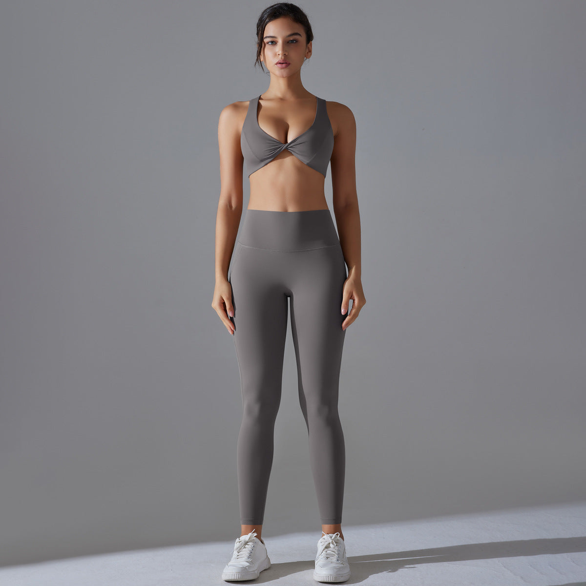 Revolutionary High Waisted Butt Lifting Leggings Sports Bra Set for Women No Underwear Needed for Comfort During Running Yoga and Fitness Workouts