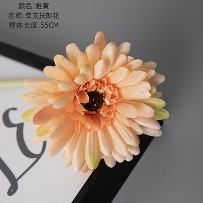 Realistic Sunflower Faux Flowers - Stunning Gerbera Daisies for Home Décor | Vibrant Artificial Plants for Lasting Beauty and Elegance