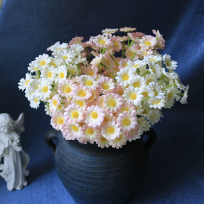 Charming Faux Daisy Flower Bouquet - Realistic Chamomile Décor for Home, Weddings, and Photography Props