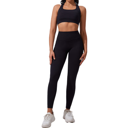 Women's High Performance Athletic Wear Set Flexible Breathable Sports Outfits for Running and Yoga with Cloud Like Comfort