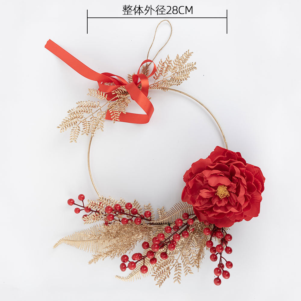 Stunning North American Winter Holly Faux Flowers for Wedding Decor – Elegant Home Decoration in INS Style – CF01051