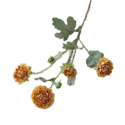 Realistic Artificial Flowers - Autumn Daisy and Greek Golden Chrysanthemum Collection for Home Décor, Wedding Decorations, and Photography Props