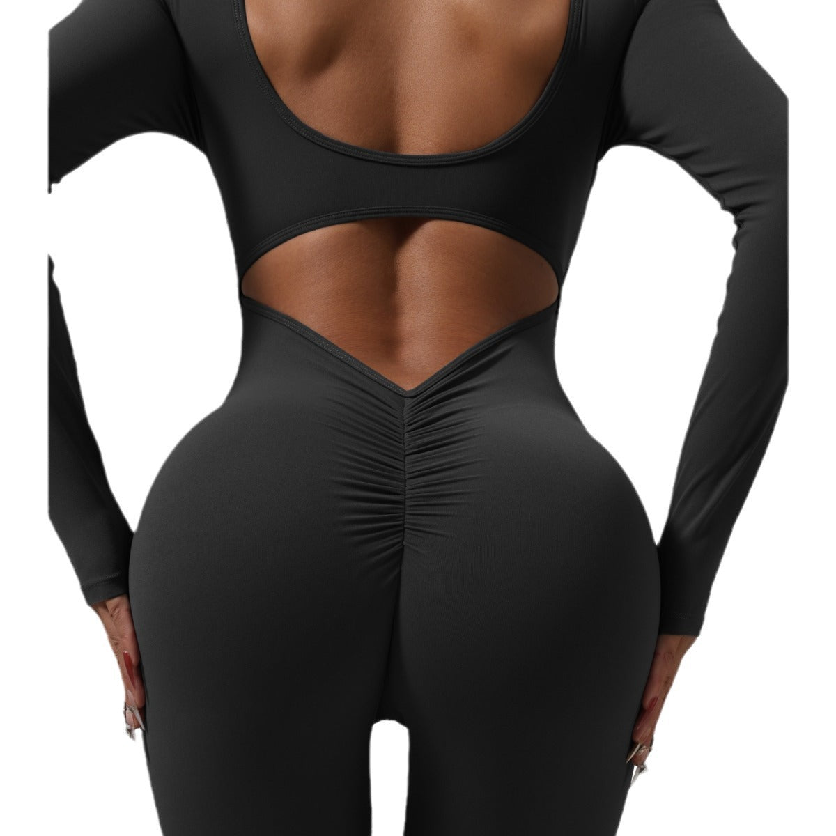 Seamless Yoga Fitness Outfit for a Peachy Butt Women s Tight Fitting Bodysuit for Pilates and Outdoor Sports