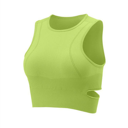 Wireless Shockproof Sports Bra for Running Fitness and Yoga Comfortable and Supportive Activewear Vest for Women