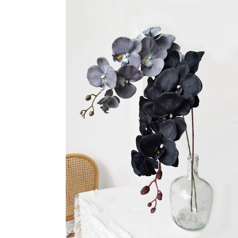 Elegant Black Orchid Artificial Flowers -  Hanging Floral Decor for Exquisite Weddings and Events