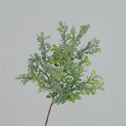 Elegant European-Style Faux Greenery: Single Branch Milan Grass for Stunning Floral Arrangements - Perfect Office Decor and Chic Accent for Living Room with Realistic Eucalyptus Touch