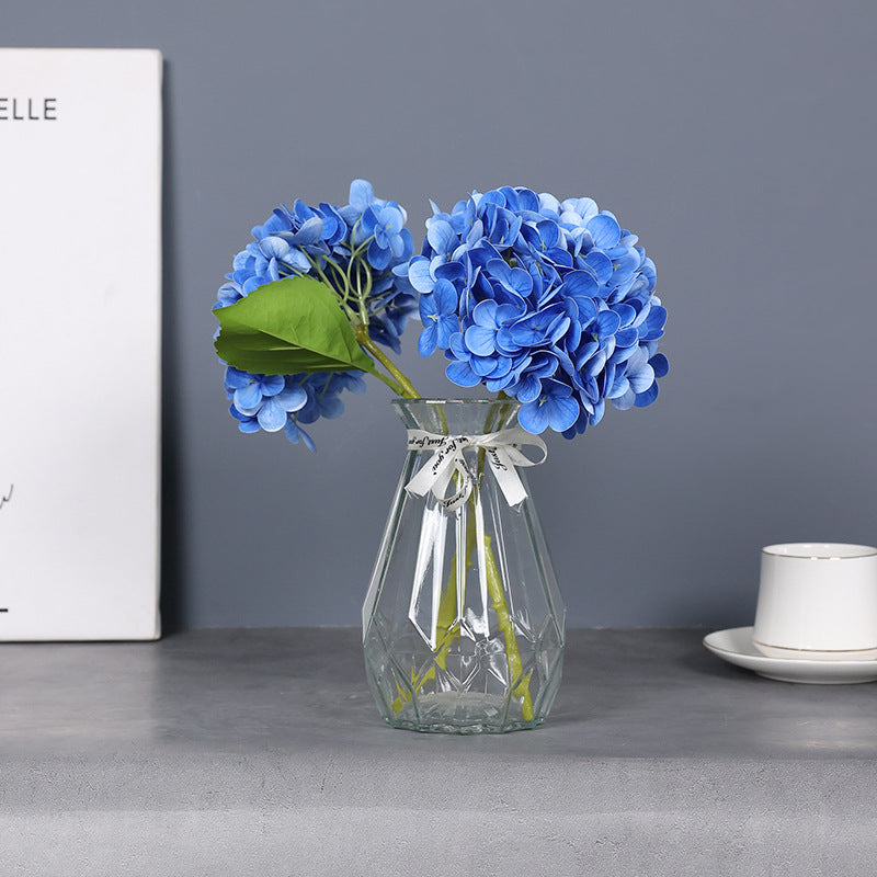 Elegant Faux Hydrangea Bouquet with High-Quality Petals – Perfect for Home Décor, Weddings, and Event Decorations