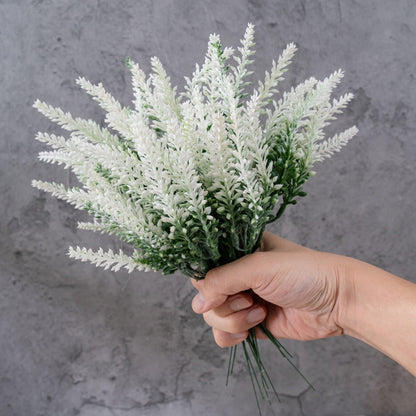 Realistic Lavender Faux Flower Arrangement - Elegant Green Plant Décor for Weddings and Events | INS Style Home Accents PJ1020