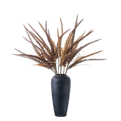 Realistic Wheat Spike Faux Flowers - Elegant Greenery for Wedding Decor, INS Style, Perfect for Home and Event Decorations - Model MW09103