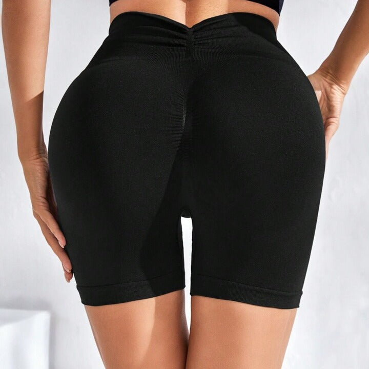 High Waisted Seamless Yoga Shorts for Women 9 Vibrant Colors Tummy Control Butt Lifting Design for Fitness and Everyday Wear