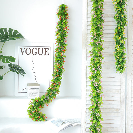 1.8M Artificial Gypsophila & Eucalyptus Vine for Outdoor Home Décor - Stunning Faux Flowers That Last All Year Round!