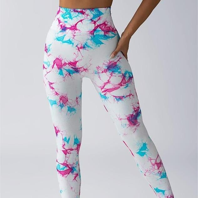 High Waisted Tie Dye Yoga Pants for Women Butt Lifting Fitness Leggings for and Performance