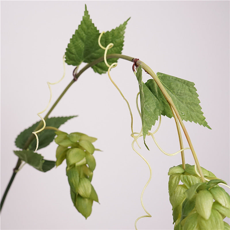 High-Quality Soft Foam Climbing Ivy Hops Simulation Flower Vine Plant - Perfect for Home Decor, Photography Props, and Rustic Aesthetic Enhancements