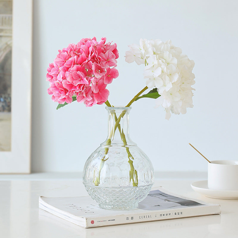 Realistic 3D Hydrangea Faux Flowers - Perfect for Home Décor, Wedding Events, and Stylish Floral Arrangements