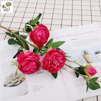 Realistic Artificial Peony Flowers – Stunning Indoor Home Decor, Perfect for Weddings and Special Events, Lifespan-Lasting Silk Peonies for Elegant Flower Arrangements